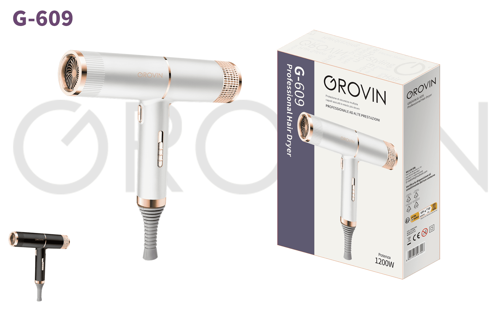 GROVIN G-609 Hair Dryer