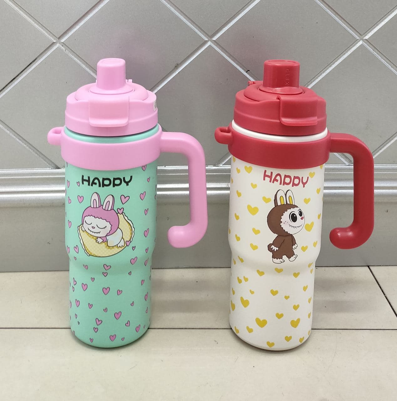 Diwangxin DY-888 Happy Children's Tumbler with Handle, 850ml