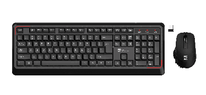 R8 1926 2.4G Wireless Keyboard and Mouse Combo English & Arabic layout, 800-1200-1600 DPI