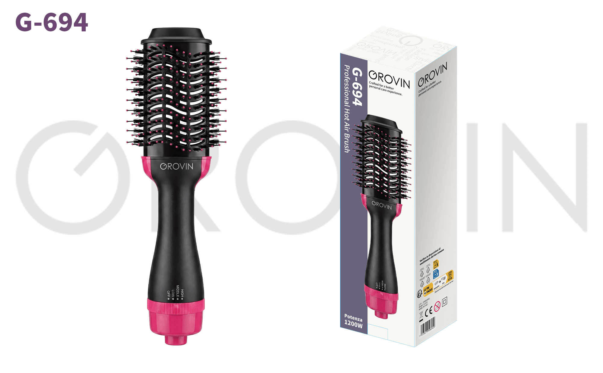 GROVIN G-694 Hot Air Brush