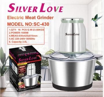 Meat Grinder SC-430, 3.0L, 1500W