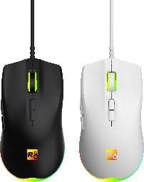 R8 G201 7D Wired Gaming Mouse RGB Lighting, 1200-2400-3200-4800-7200 DPI, 7 Buttons