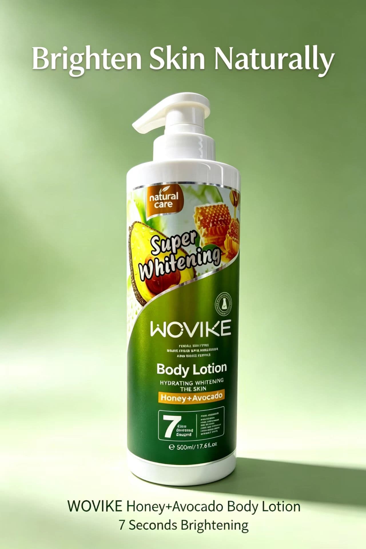 WOVIKE FR014-2 Whitening Honey+Avocado White Cream, 500ml