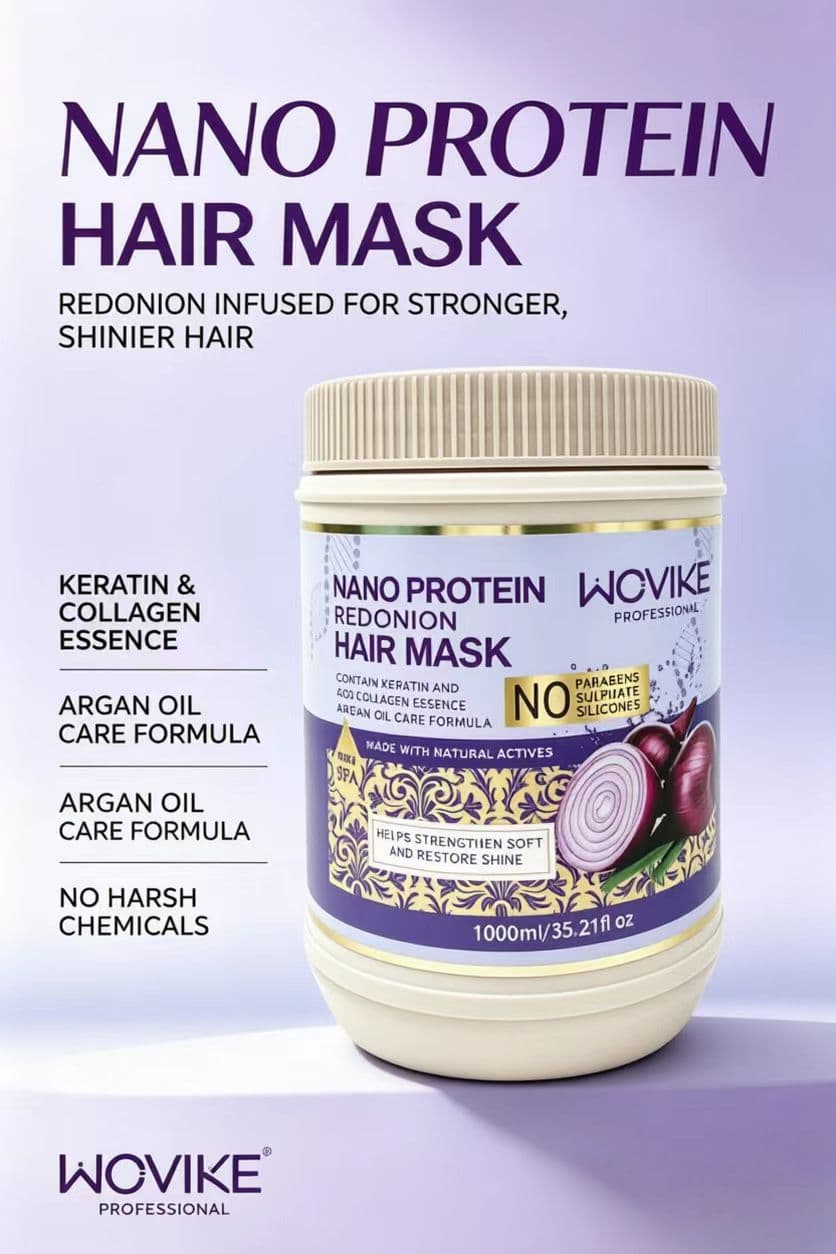 WOVIKE FR022-2 Onion Hair Mask, 1000ml