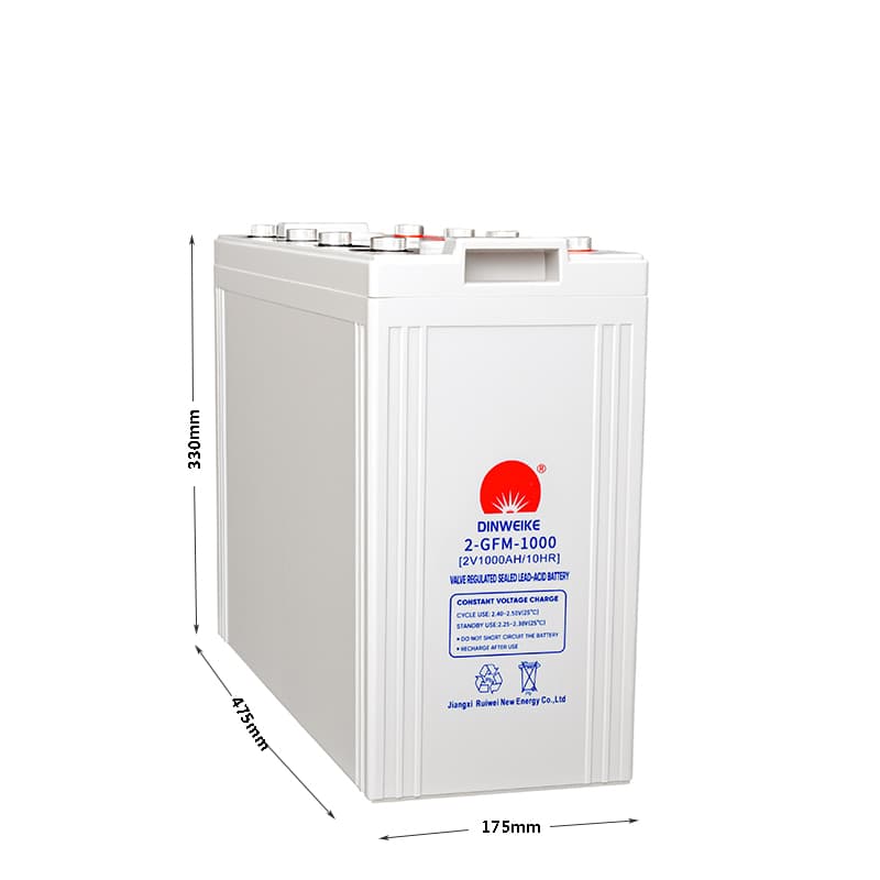 Ruiwei 2V1000AH Sealed Lead-Acid Battery, 2V 1000Ah, 58kg