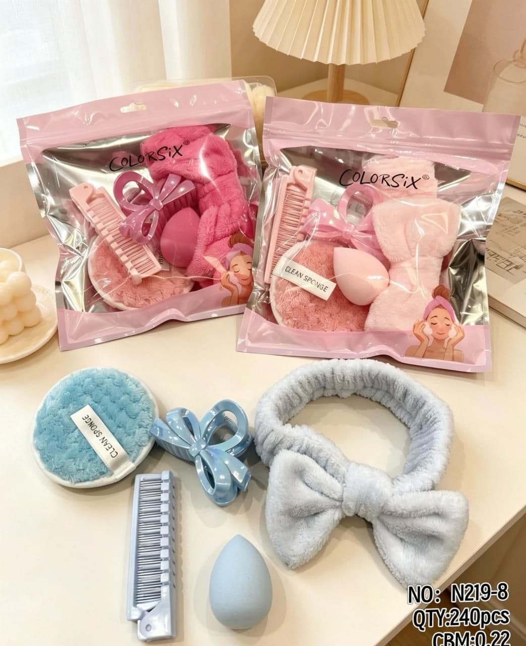 Spa Headband and Skincare Accessory Set N219-8
