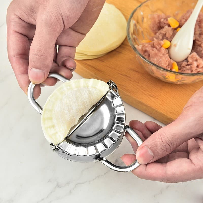 Stainless Steel Manual Dumpling Maker, Large & Small