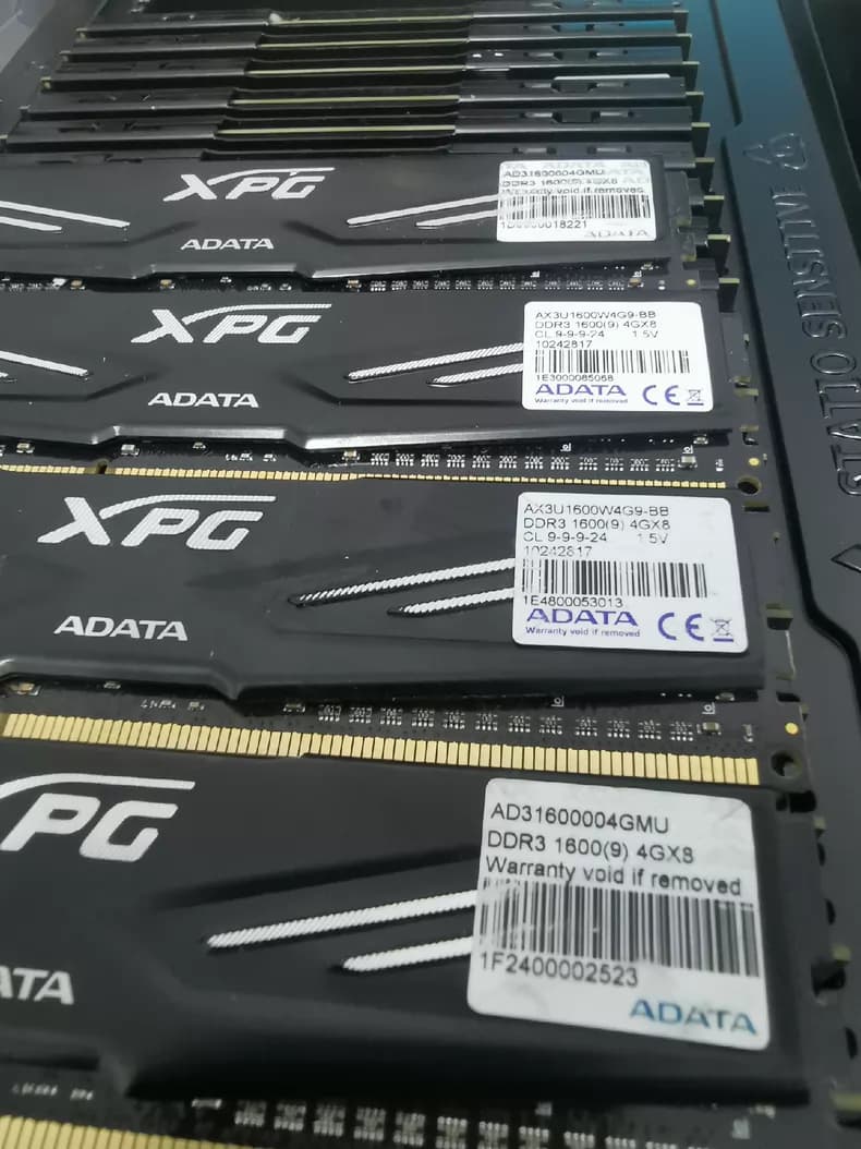 ADATA DDR3 4GB 1600MHz desktop XPG